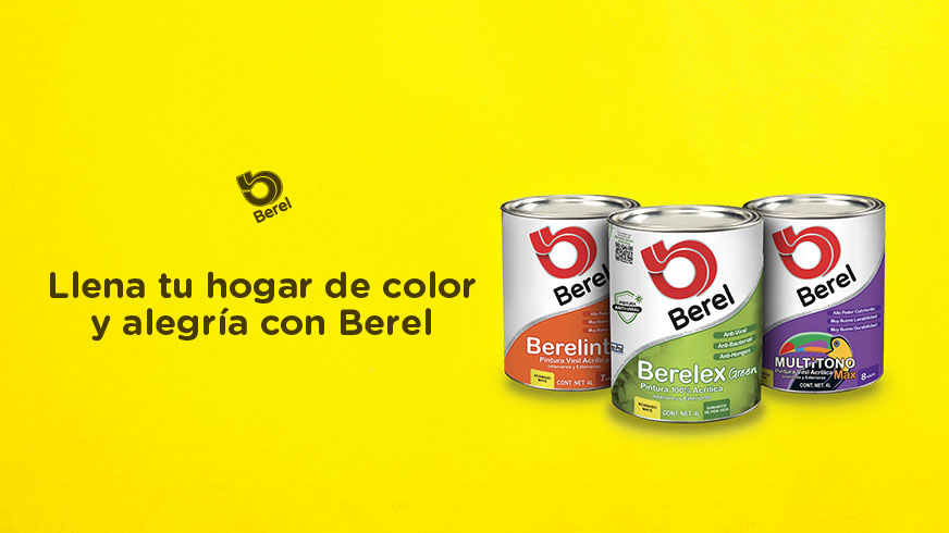 Llena tu hogar de color y alegría con Berel