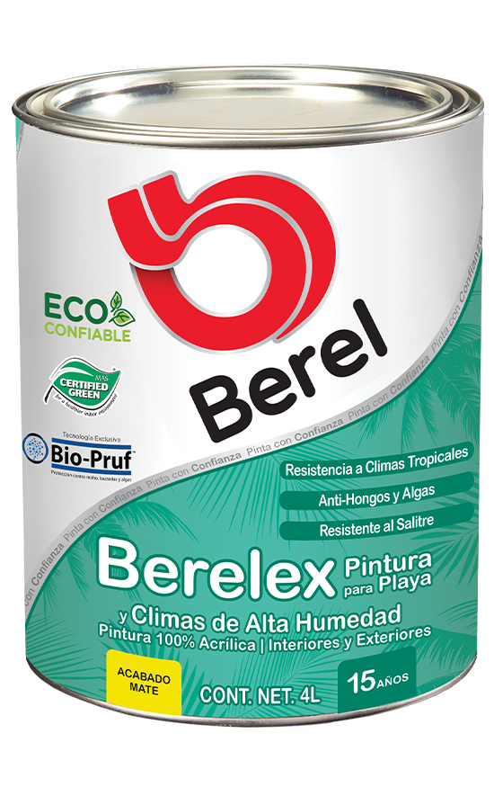 Berelex Pintura para Playa y Climas de Alta Humedad - Acrílica - Mate