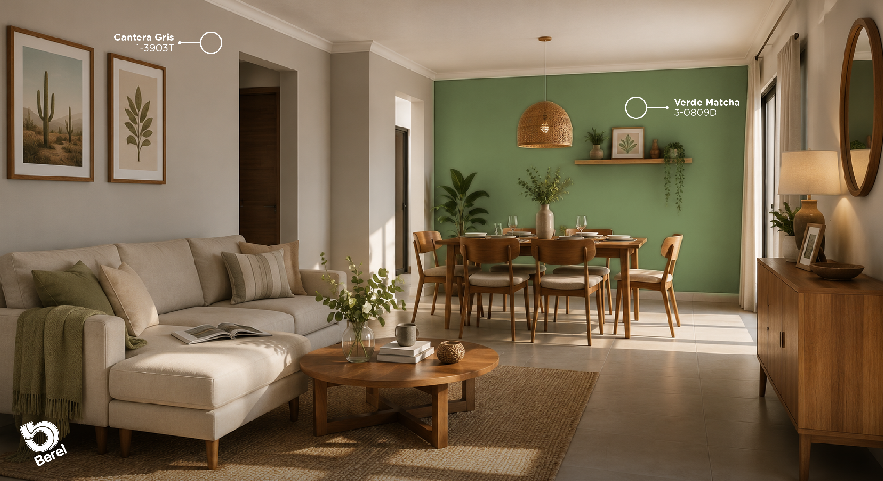 Pinta tu sala y sala-comedor: colores, pasos y cuánta pintura necesitas