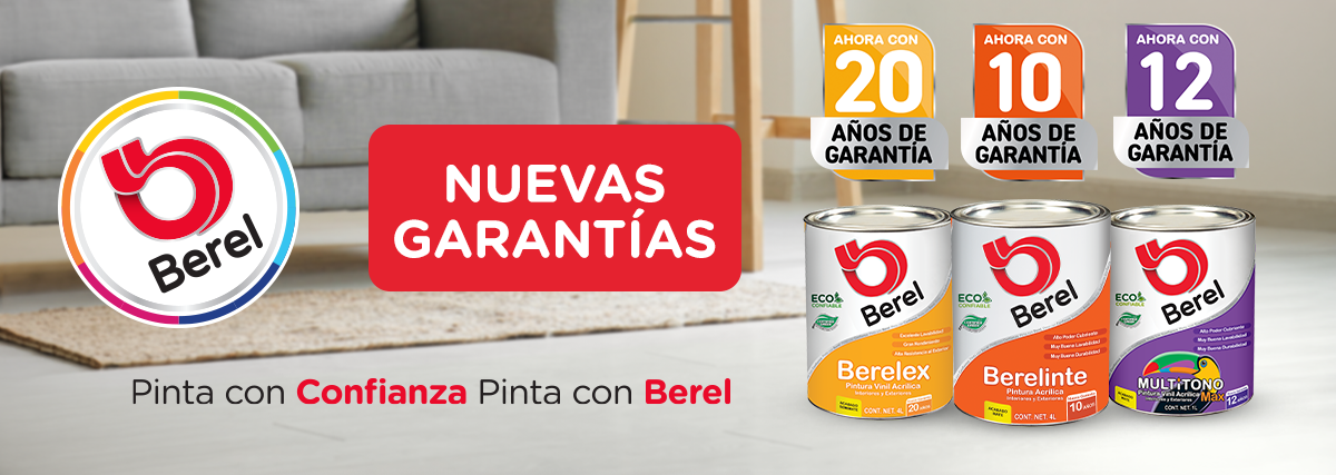 nuevas garantias pinturas berel