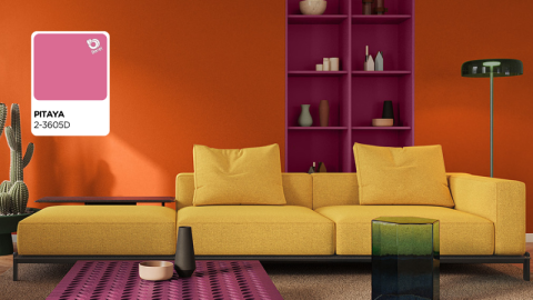 sala con paleta paraiso mexicano pitaya 2026 pinturas berel