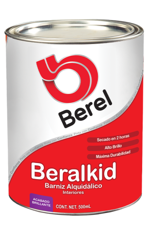 medio litro beralkid alquidalico brillante pinturas berel