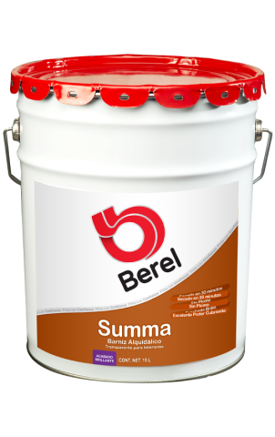 cubeta barniz summa brillante pinturas berel