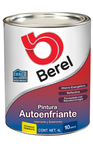 galon de pintura autoenfriante semimate pinturas berel