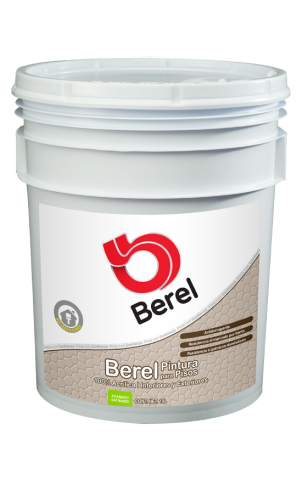 cubeta pintura para pisos pinturas berel