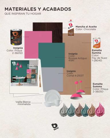 moodboard paleta calidez vibrante pinturas berel