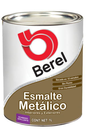 litro esmalte metalico pinturas berel