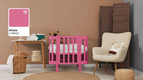 cuarto infantil con paleta calidez vibrante pitaya 2026 pinturas berel