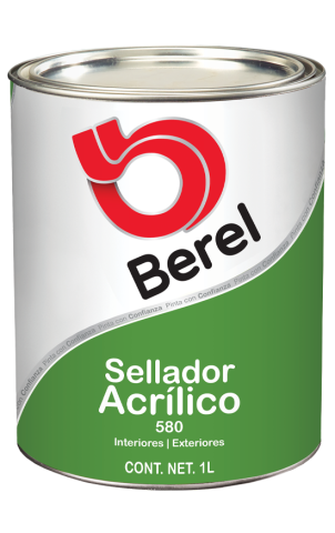 litro sellador acrilico 580 pinturas berel