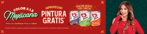 banner promo color a la mexicana thalia pinturas berel navidad